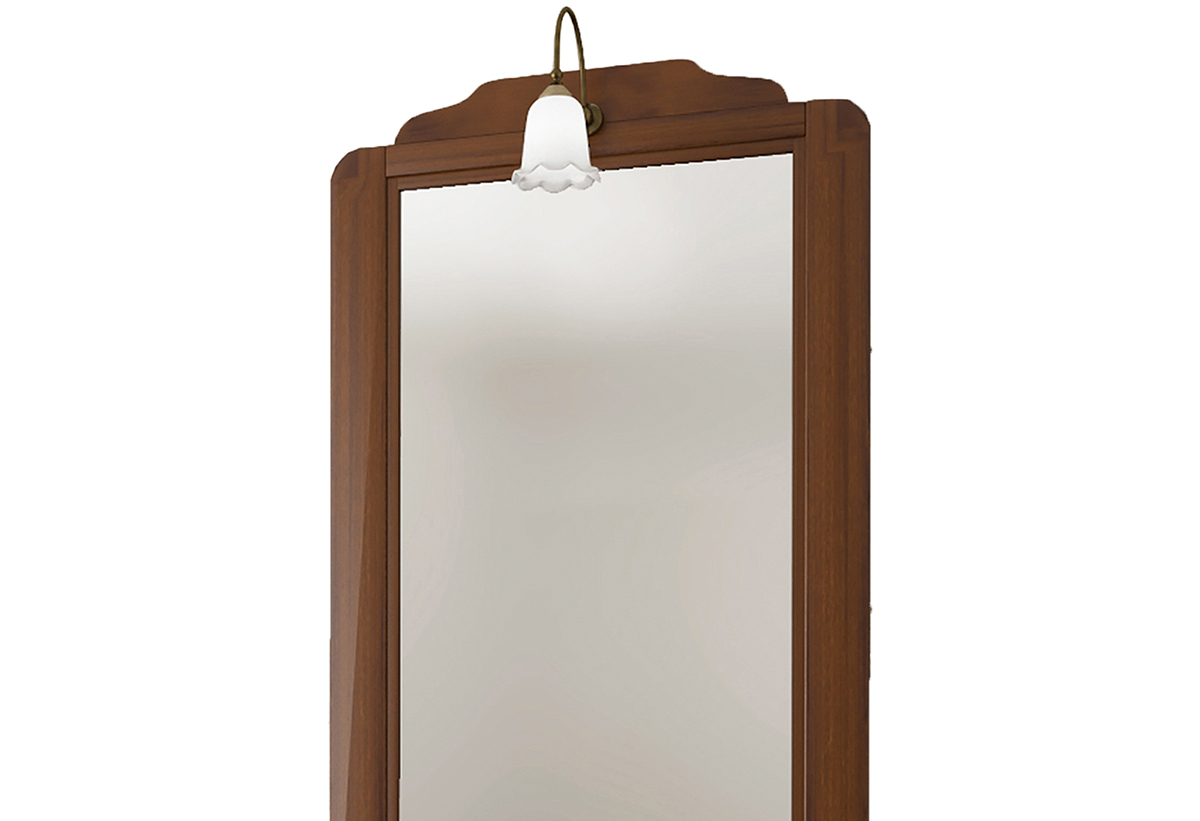 Απεικονίζεται ο καθρέπτης του επίπλου μπάνιου